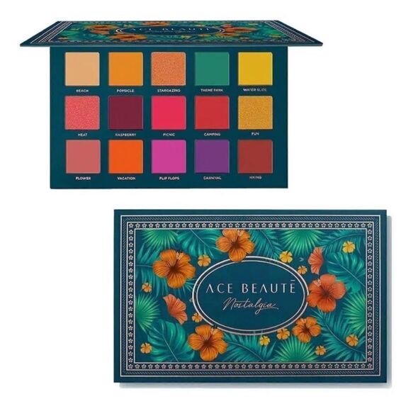 New! Ace Beaute Nostalgia Eyeshadow Palette - Picture 1 of 7